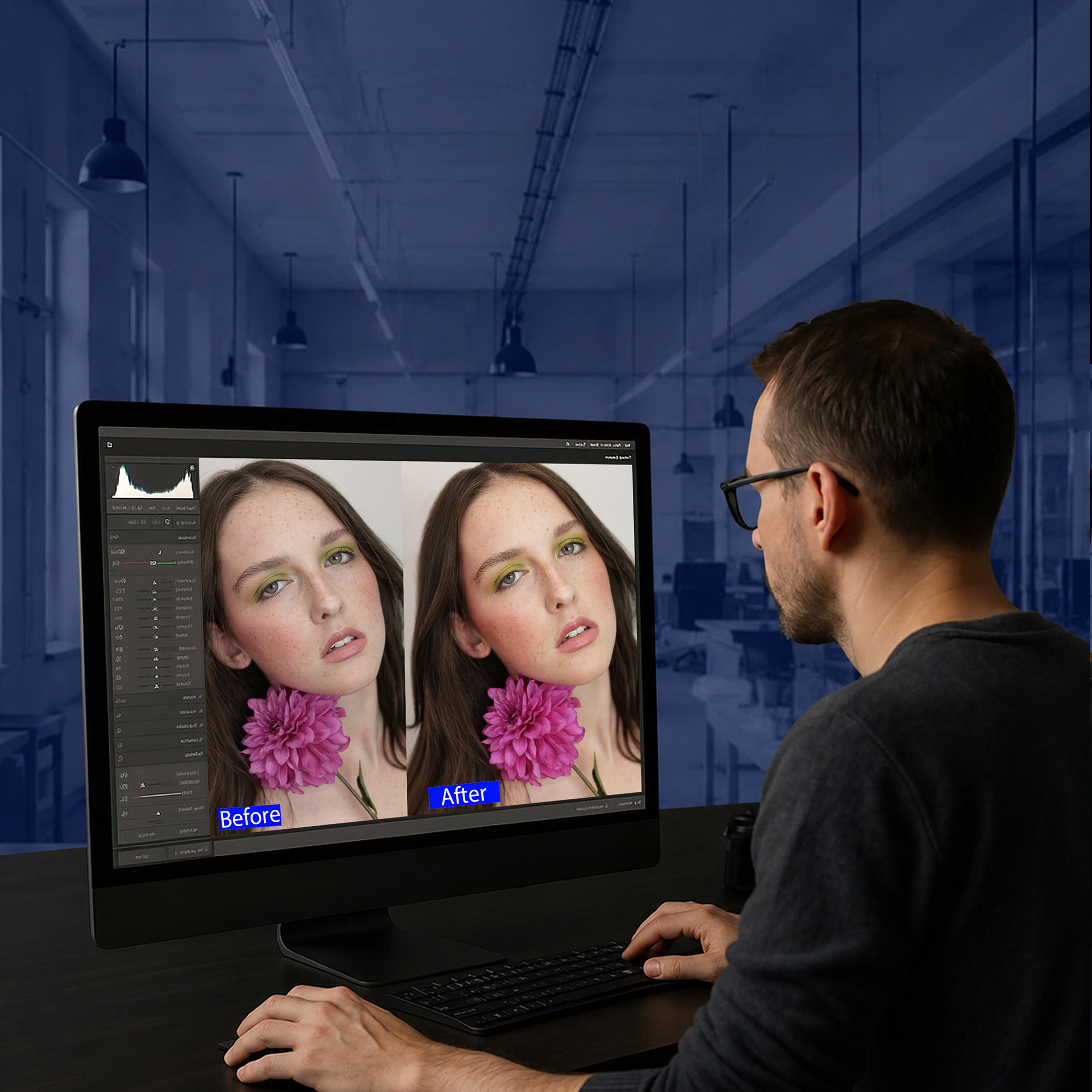 SAVE TIME WITH PROFESSIONAL PHOTO EDITING & AI-GENERATED IMAGE
